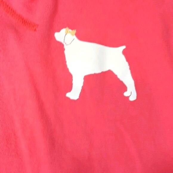 Women Sz M Pink Logo Graphic Hoodie Sweatshirt Southern Girl Preppy Y2K - Picture 3 of 12